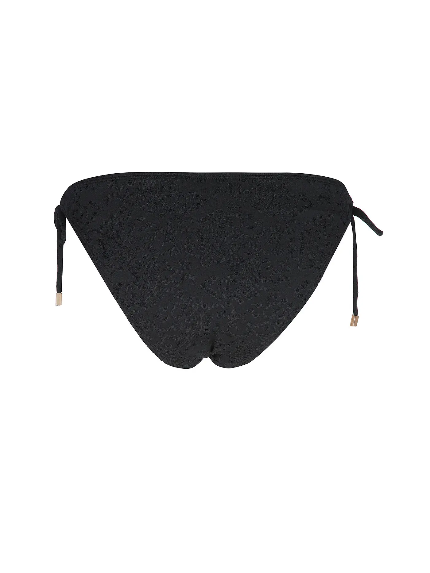 BEACHLIFE | Damen Bikinihose Black Embroidery | 